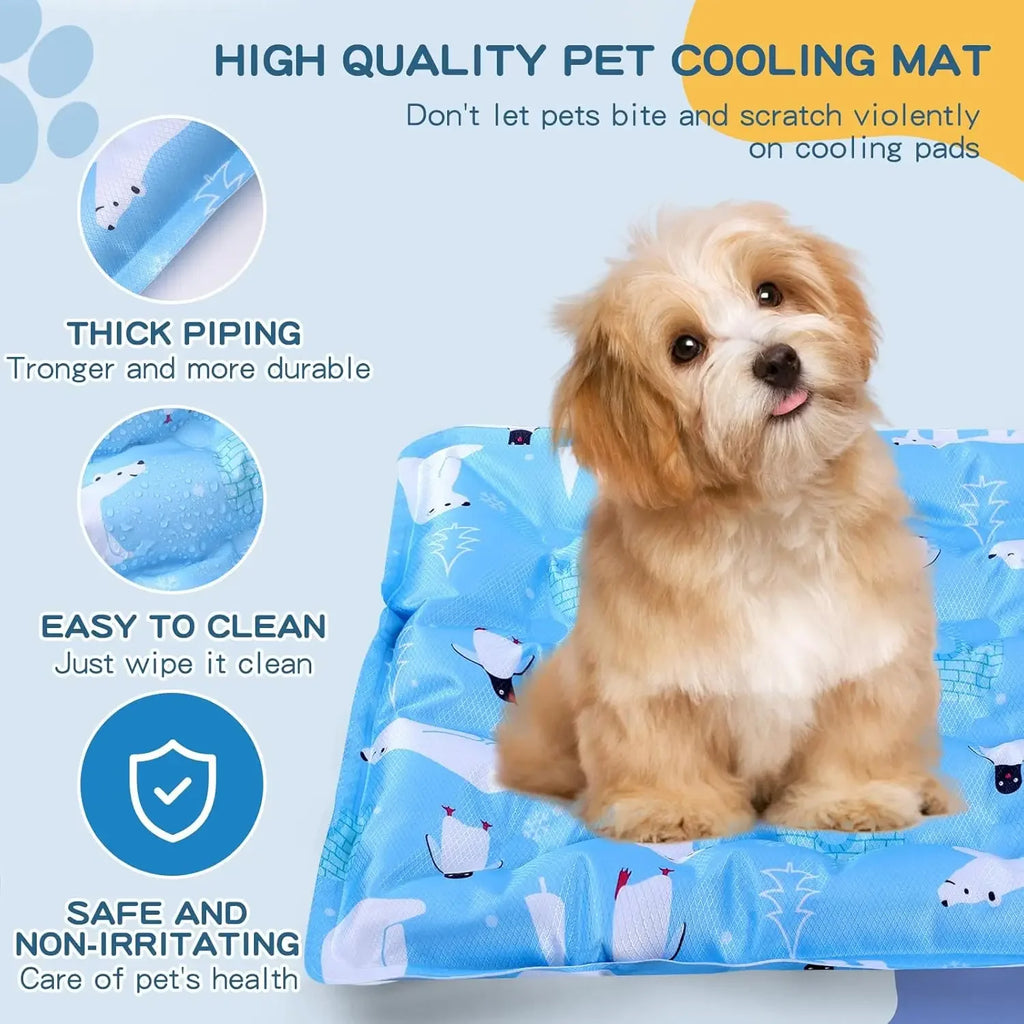 Dog Cooling Mat Extra Large – Summer Ice Pad for Cats & Dogs Pet Cooling Mat Babs