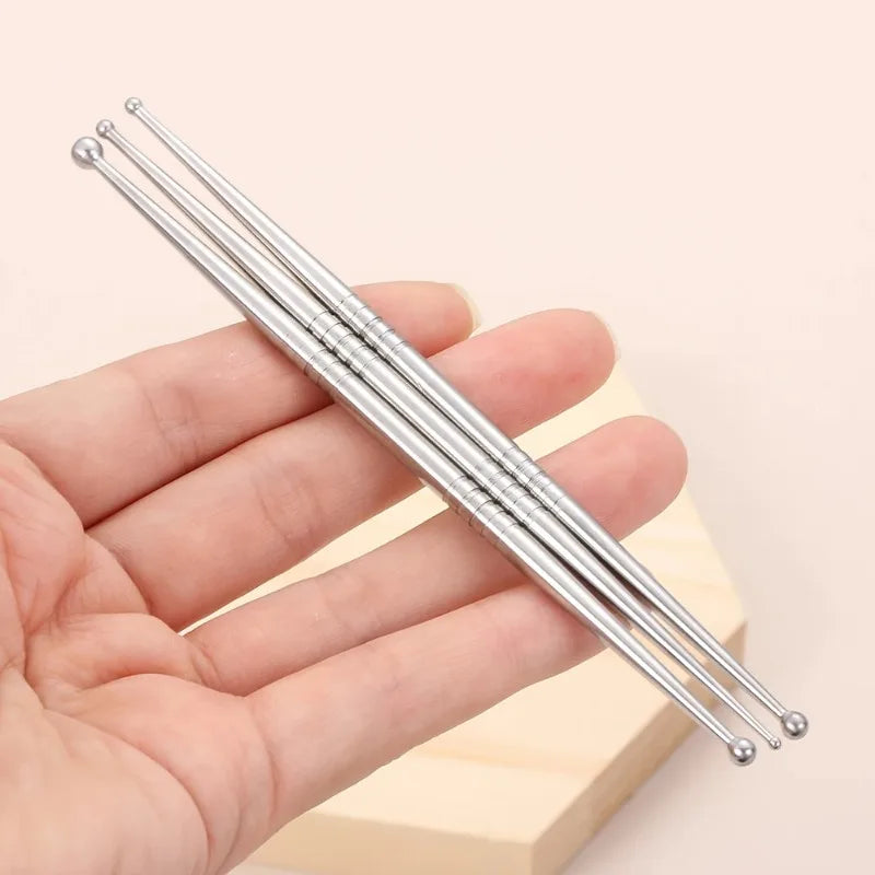 3-Piece Metal Pottery & Clay Sculpting Tool Set – Ceramic Carving Clay Sculpting Tools Babs