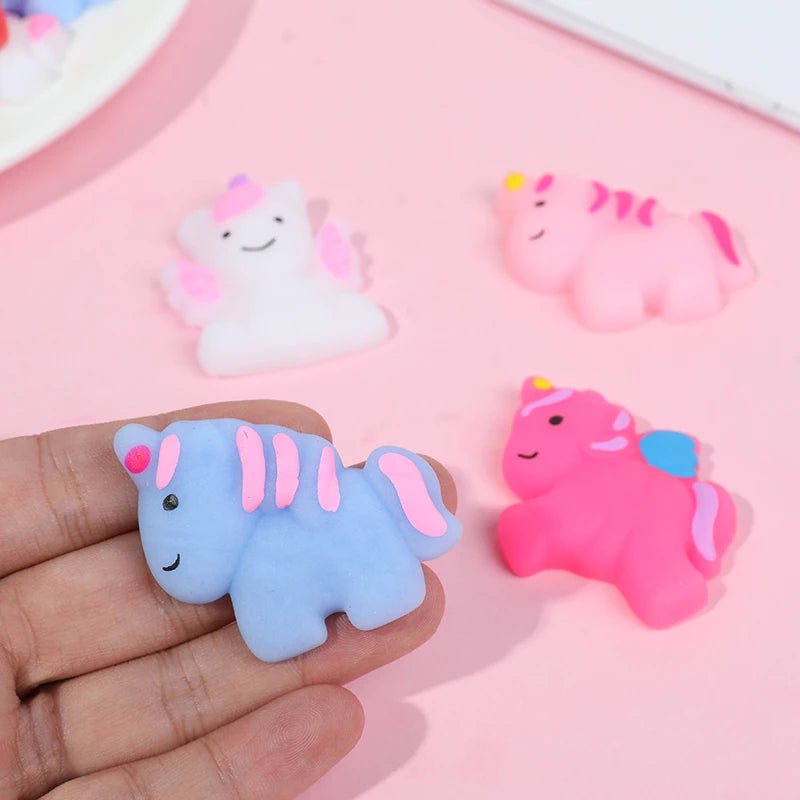 10/20Pcs Unicorn Squishy Toys – Kids Party Favors & Gifts Squishy Fidget Toy Babs