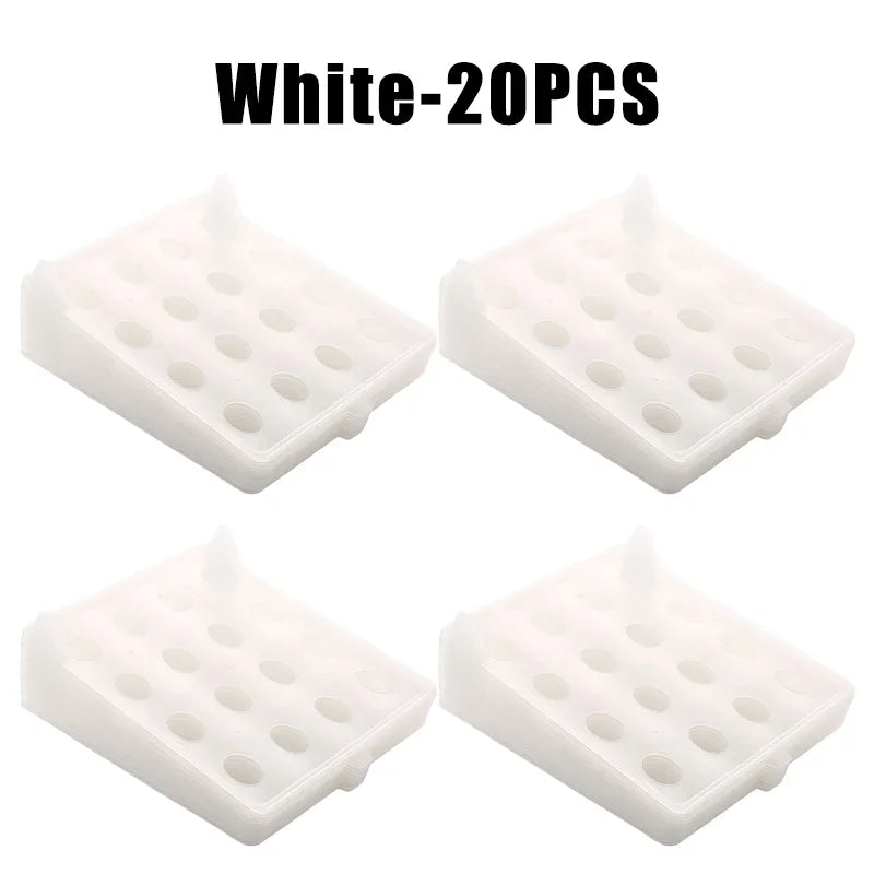 Stackable Shirt Folder Board & Wardrobe Clothing Organizer Clothing Folding Organizer Babs White-20PCS