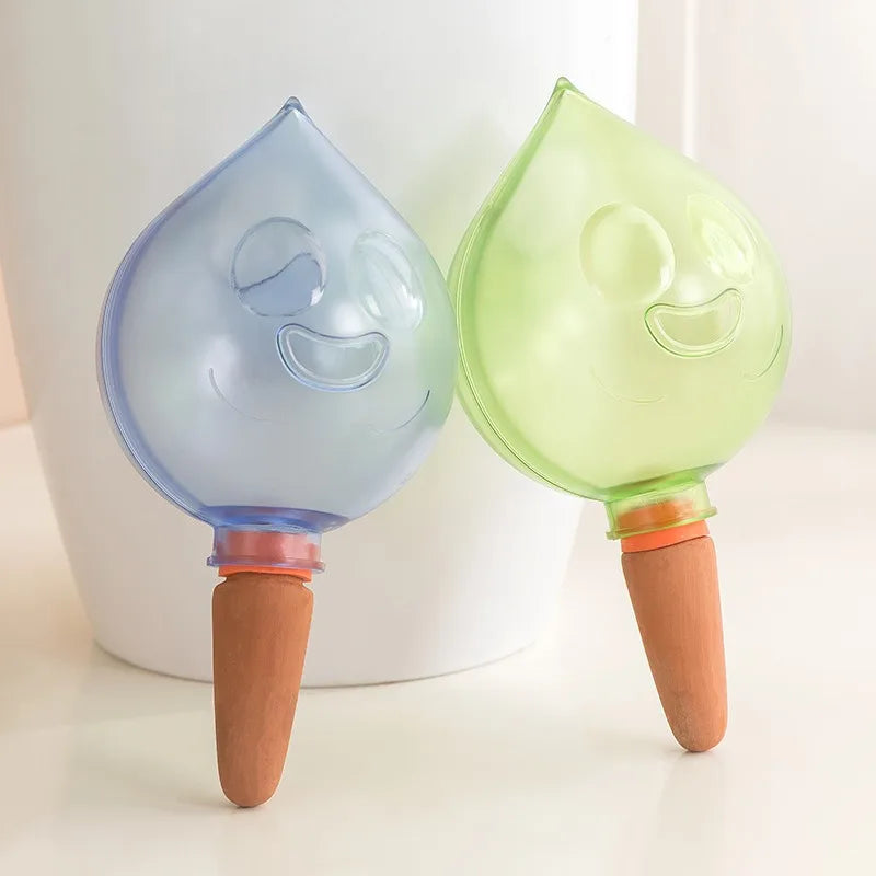 Automatic Plant Waterer – Bird & Smiling Face Drip Feeder Plant Drip Waterer Babs