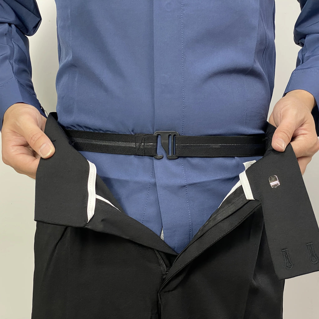 Men's Elastic Shirt Stays – Adjustable Non-Slip Knit Belt Shirt Stays Babs