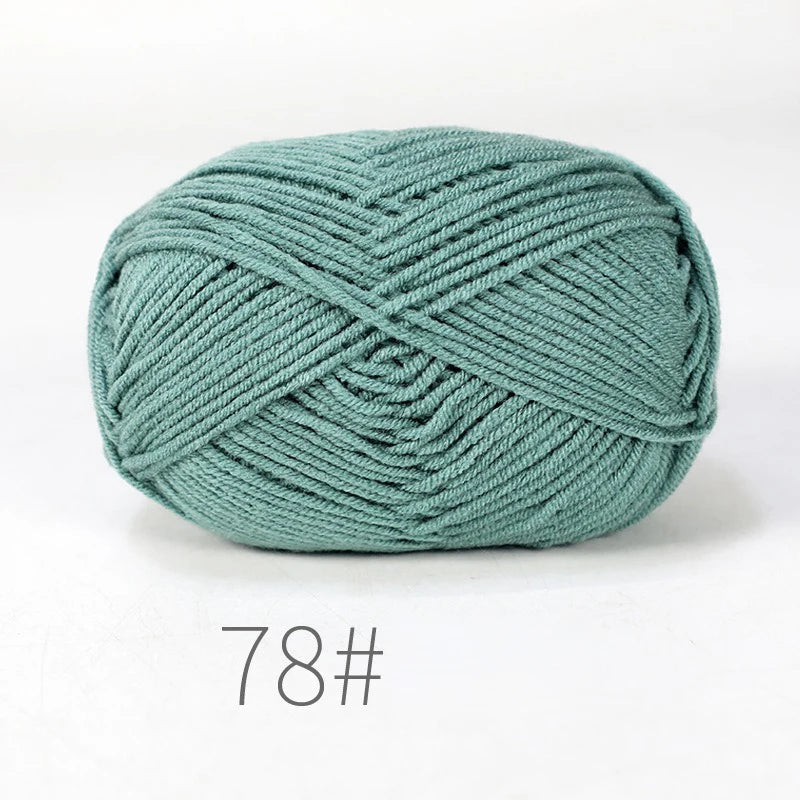 10 Balls 500g Soft Milk Cotton Yarn for Knitting & Crochet