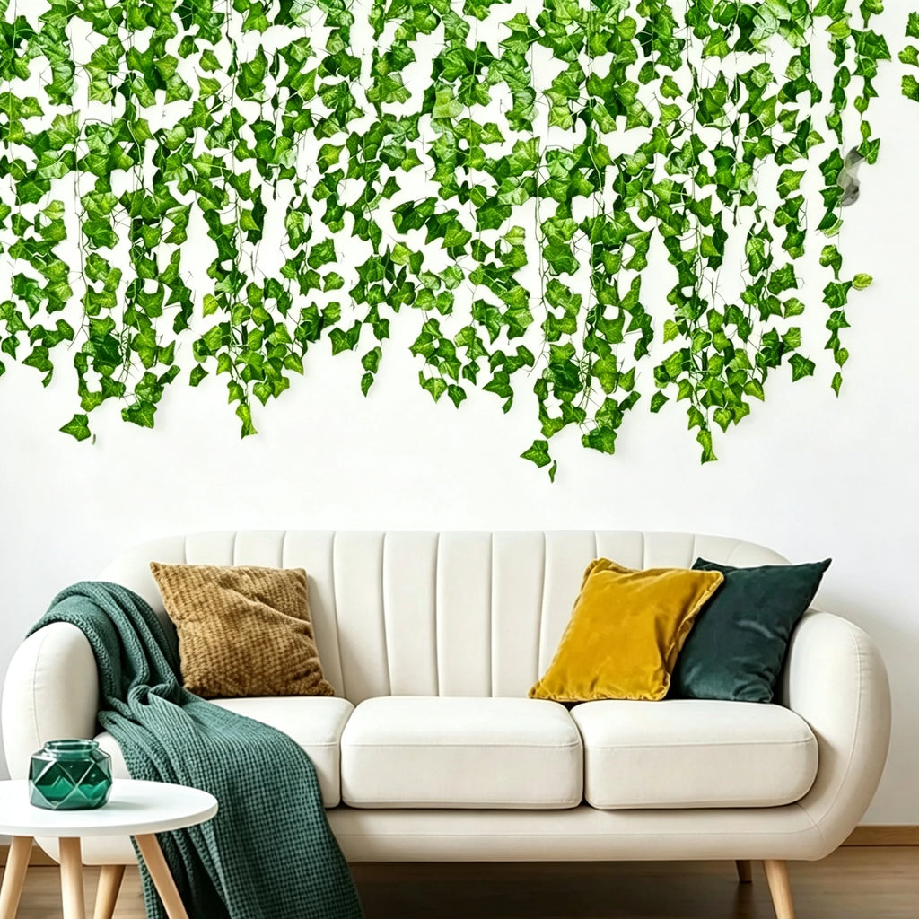 Artificial Ivy Garland – Green Hanging Vine Wall Decoration Artificial Ivy Garland Babs