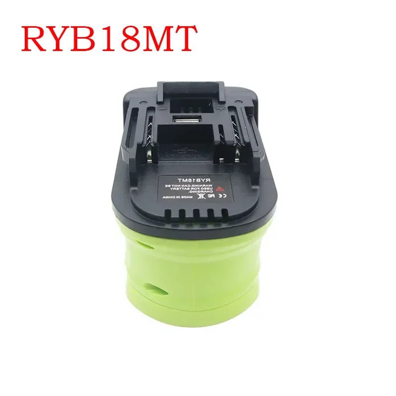 Ryobi P103 P108 Battery Adapter for Makita DeWalt Milwaukee Battery Adapter Babs RYB18MT