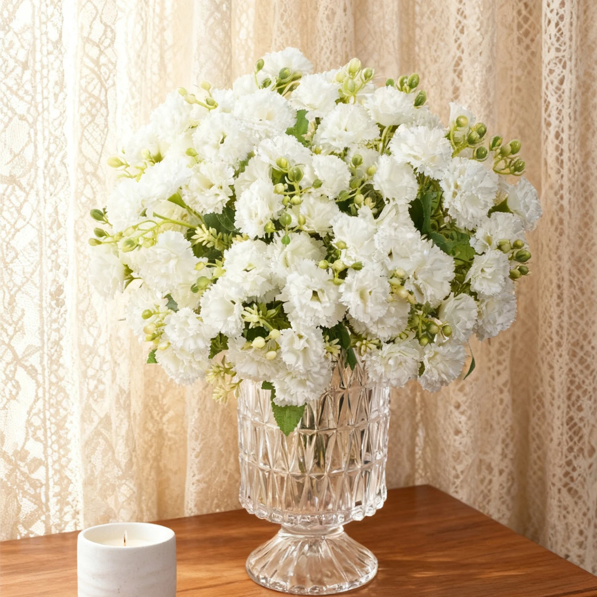 Silk Carnation Artificial Flowers – Wedding & Home Décor Bouquet Artificial Flower Bouquet Babs