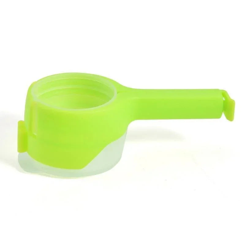 Bag Clips with Pour Spouts – Airtight Food Sealing Clips Food Bag Clips Babs Green-1Pc