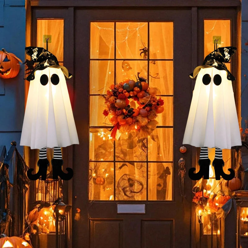 Halloween LED Witch & Ghost Hanging Decorations – 1/2/3pcs Halloween Hanging Decoration Babs