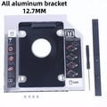2.5" SSD HDD Caddy 9.5/12.7mm SATA 3.0 Laptop Optical Bay Laptop HDD Caddy Babs Aluminum B
