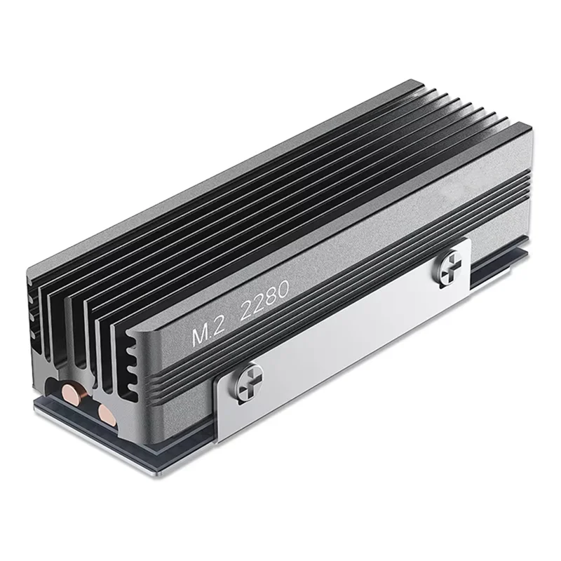 M.2 NVMe 2280 SSD Heat Sink – Dual Copper Heat Pipes SSD Heat Sink Babs
