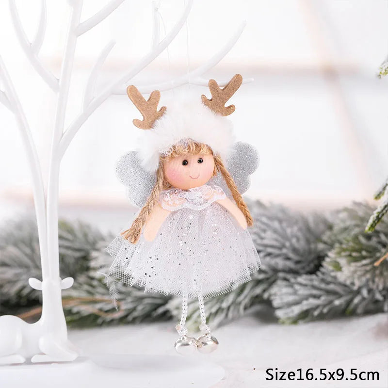 Christmas Elf Doll Ornament – Xmas Tree Hanging Pendant Christmas Tree Ornament Babs R