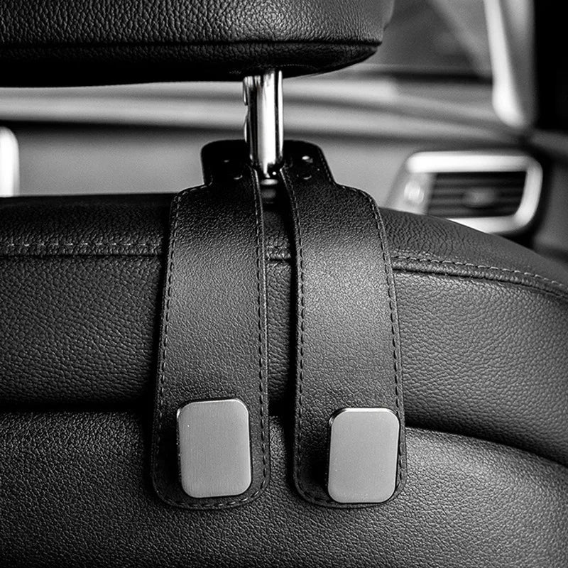 Car Seat Back Dual Hook Organizer – Heavy Duty Vehicle Mount Car Seat Hook Babs 2pcs