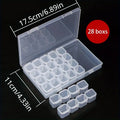 Transparent Jewelry & Bead Storage Box | Portable Organizer Jewelry Storage Box Babs 1pc