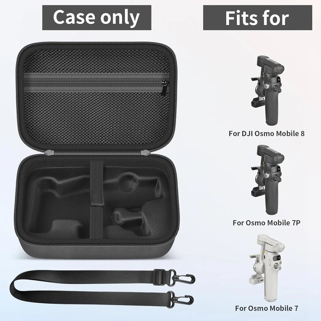 Hard Travel Case for DJI Osmo Mobile 8/7P/7 Gimbal Stabilizer Gimbal Carrying Case Babs
