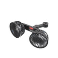 Dual Head USB Car Fan – 3-Speed Adjustable Backseat Cooling USB Car Fan Babs A