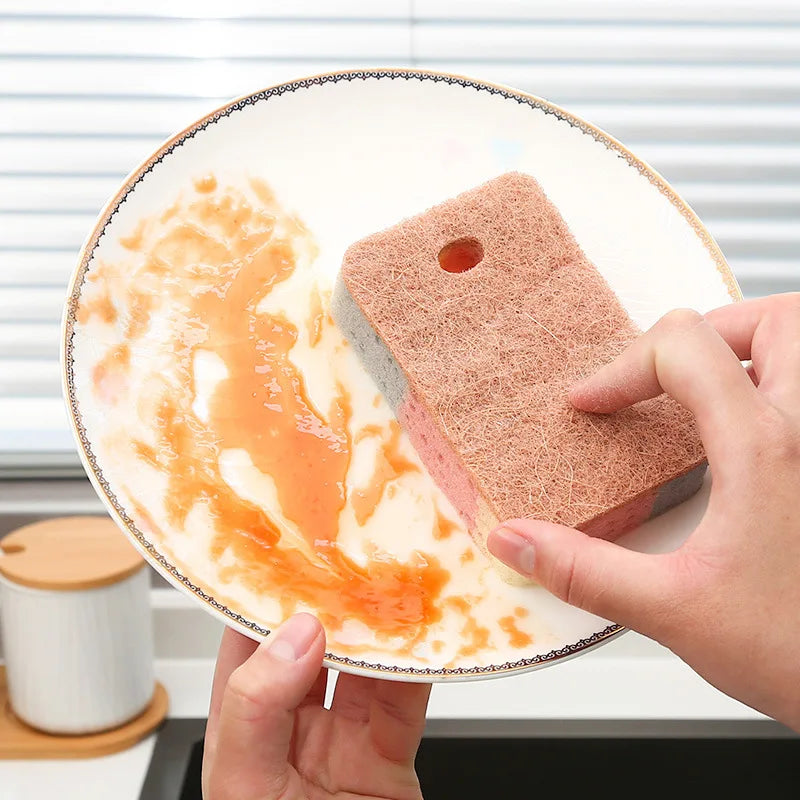 Double-Sided Kitchen Sponge Scouring Pad – Eco-Friendly 1/5 Pack Kitchen Sponge Scourer Babs