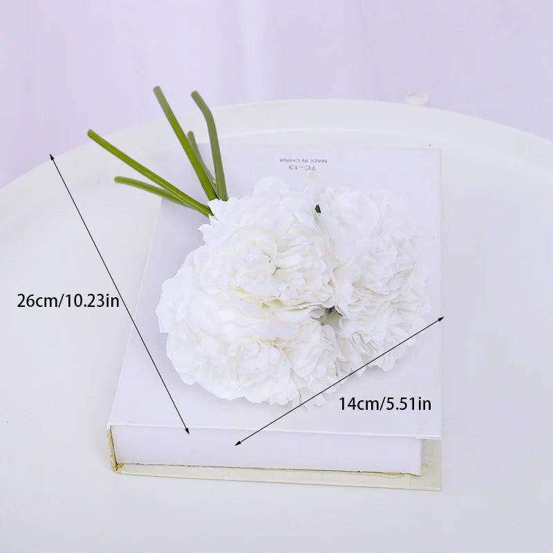 Silk Peony Artificial Flowers – Wedding & Home Décor Bouquet Artificial Flower Bouquet Babs