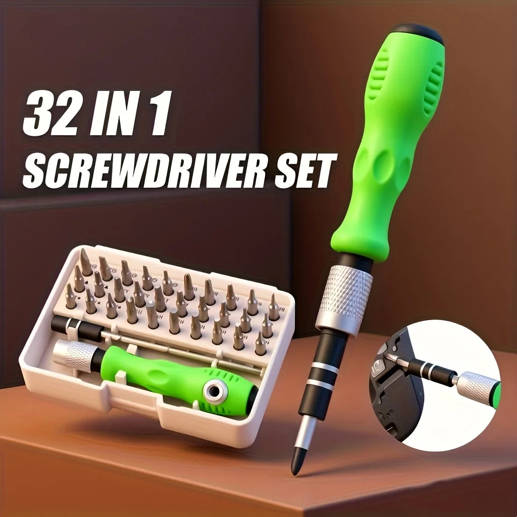 32-in-1 Mini Precision Screwdriver Set – Magnetic Tips Precision Screwdriver Set Babs
