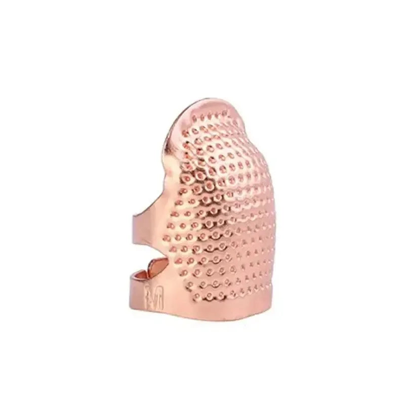 Adjustable Vintage Copper Sewing Thimble Ring | Embroidery Guard Sewing Thimble Ring Babs rose gold