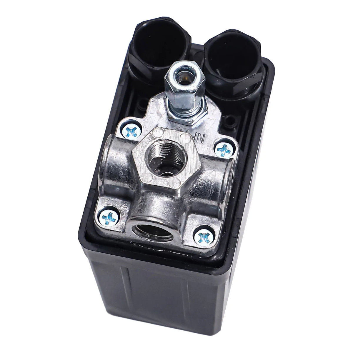 Air Compressor Pressure Switch 90-120 PSI 240V 4-Port Manifold Pressure Switch Valve Babs