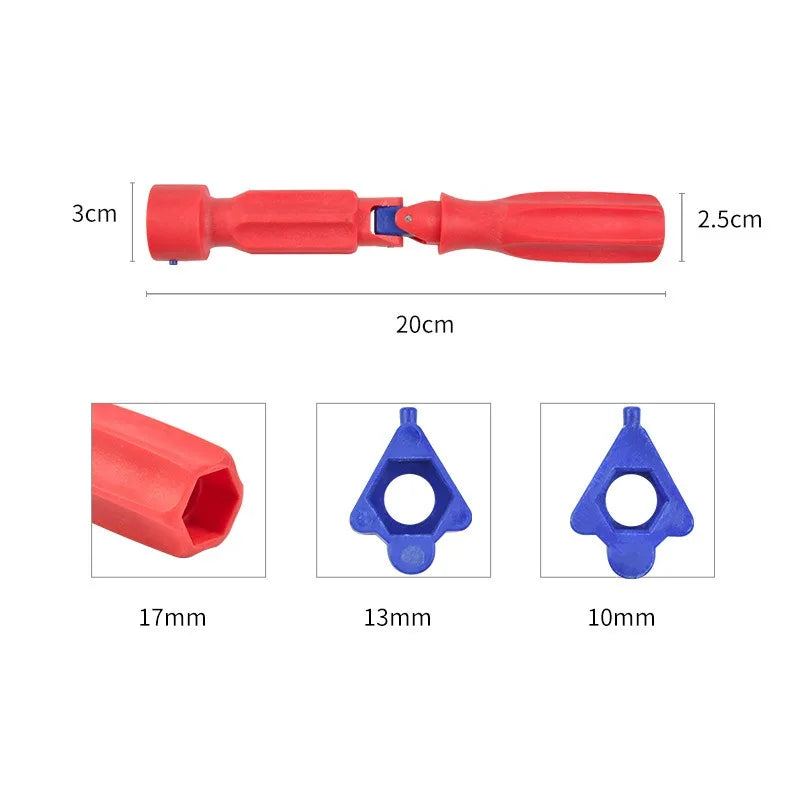 Universal Toilet Seat Wrench 17/13/10mm – Install & Repair Tool Toilet Seat Wrench Babs