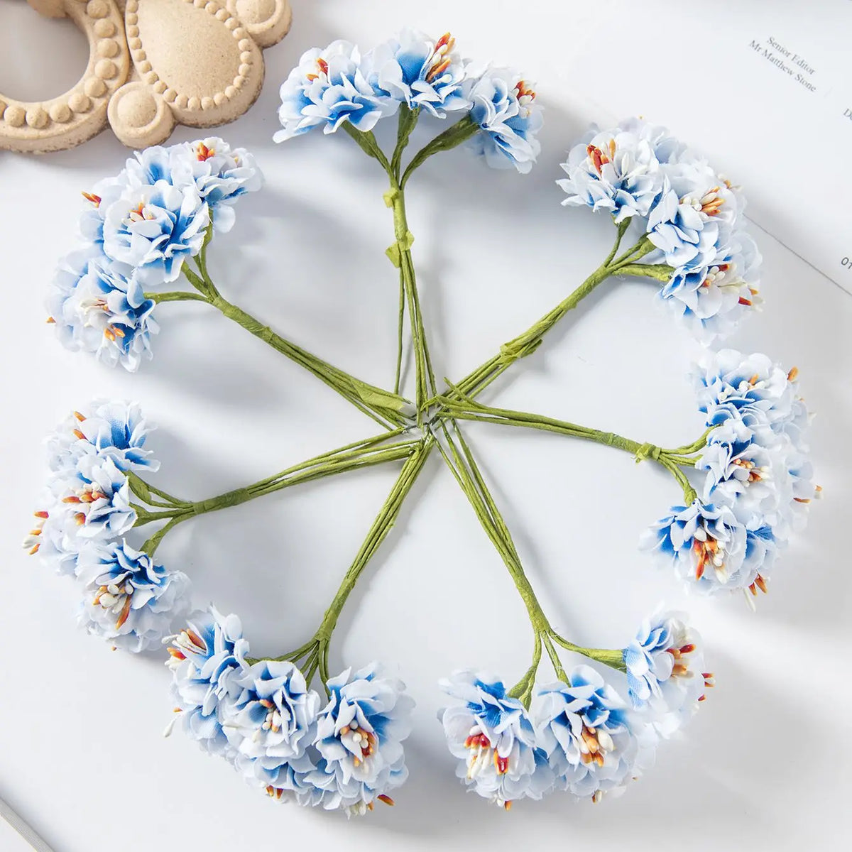 Silk Artificial Mini Flower Bouquet – Wedding & Home Décor Artificial Flower Bouquet Babs