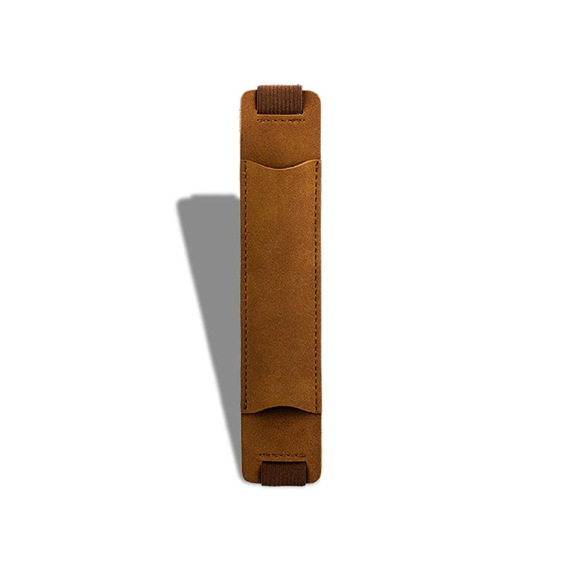 PU Leather Notebook Pen Holder Sleeve – Adjustable Elastic Notebook Pen Holder Babs A5