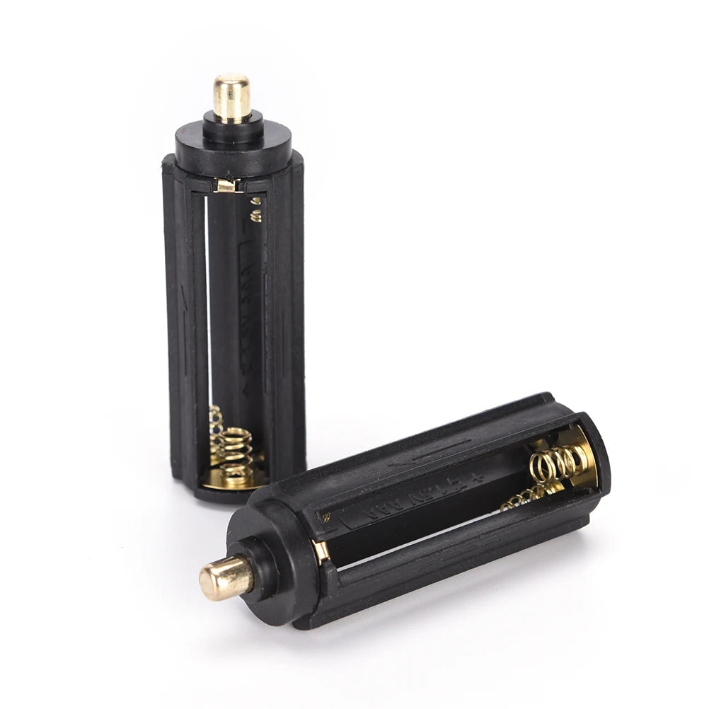 2-Pack AAA to 18650 Battery Holder Converter for Flashlights Battery Holder Converter Babs