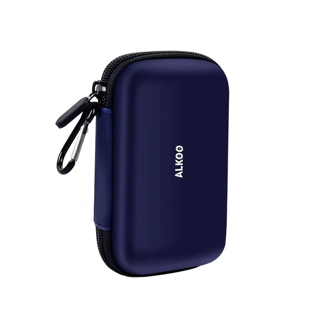 USB Flash Drive Case – 8-Slot Hard Organizer for Thumb Drives USB Drive Organizer Case Babs Blue