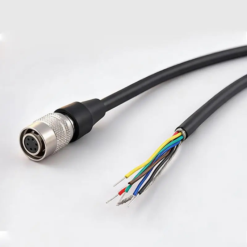 HR10A-7P-6S 6-Pin Industrial Camera I/O Trigger Cable | HUXUAN Industrial Camera Cable Babs
