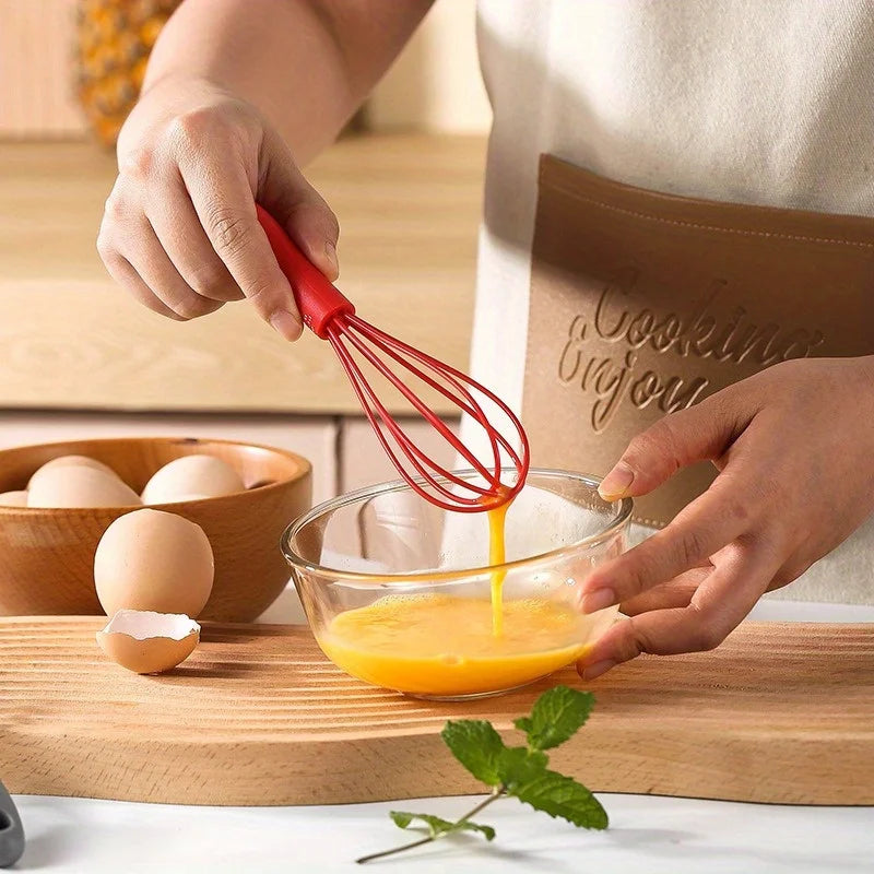 Silicone Mini Whisk for Baking, Cooking & Stirring Silicone Kitchen Whisk Babs