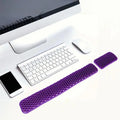 Honeycomb Ergonomic Wrist Rest Set – Keyboard & Mouse Pad Ergonomic Wrist Rest Babs Purple