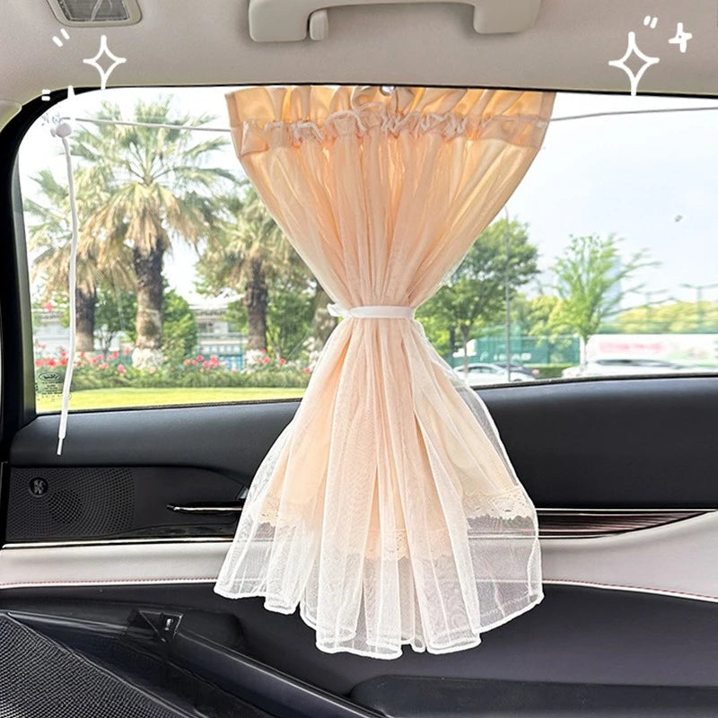 Car Side Window Sun Shade Curtain – UV & Heat Block Car Window Shade Babs