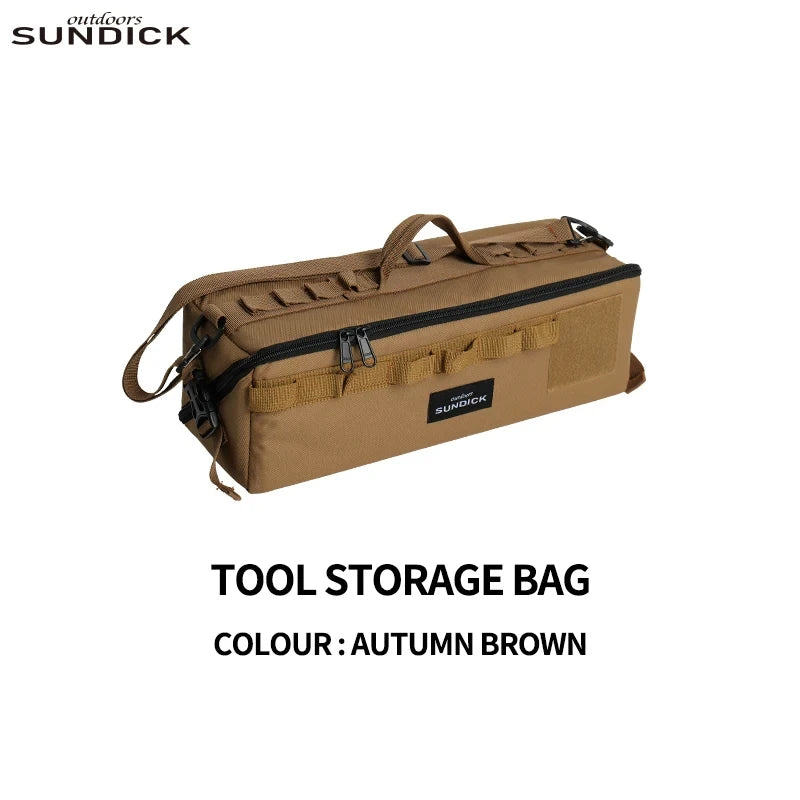 Waterproof Outdoor Camping Gear Storage Bag + Shoulder Strap Camping Storage Bag Babs AUTUMN BROWN