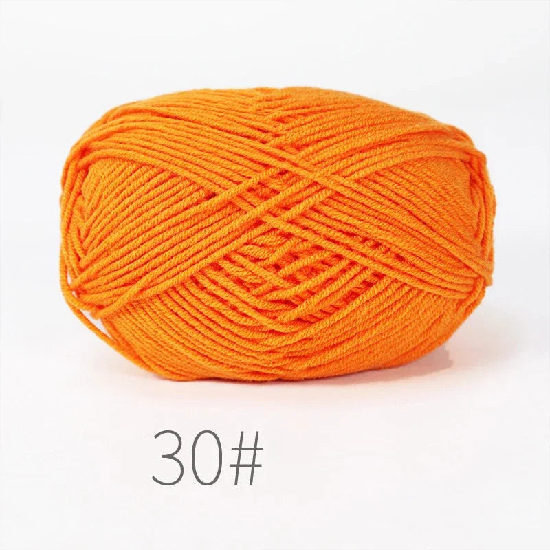 10 Balls 500g Soft Milk Cotton Yarn for Knitting & Crochet