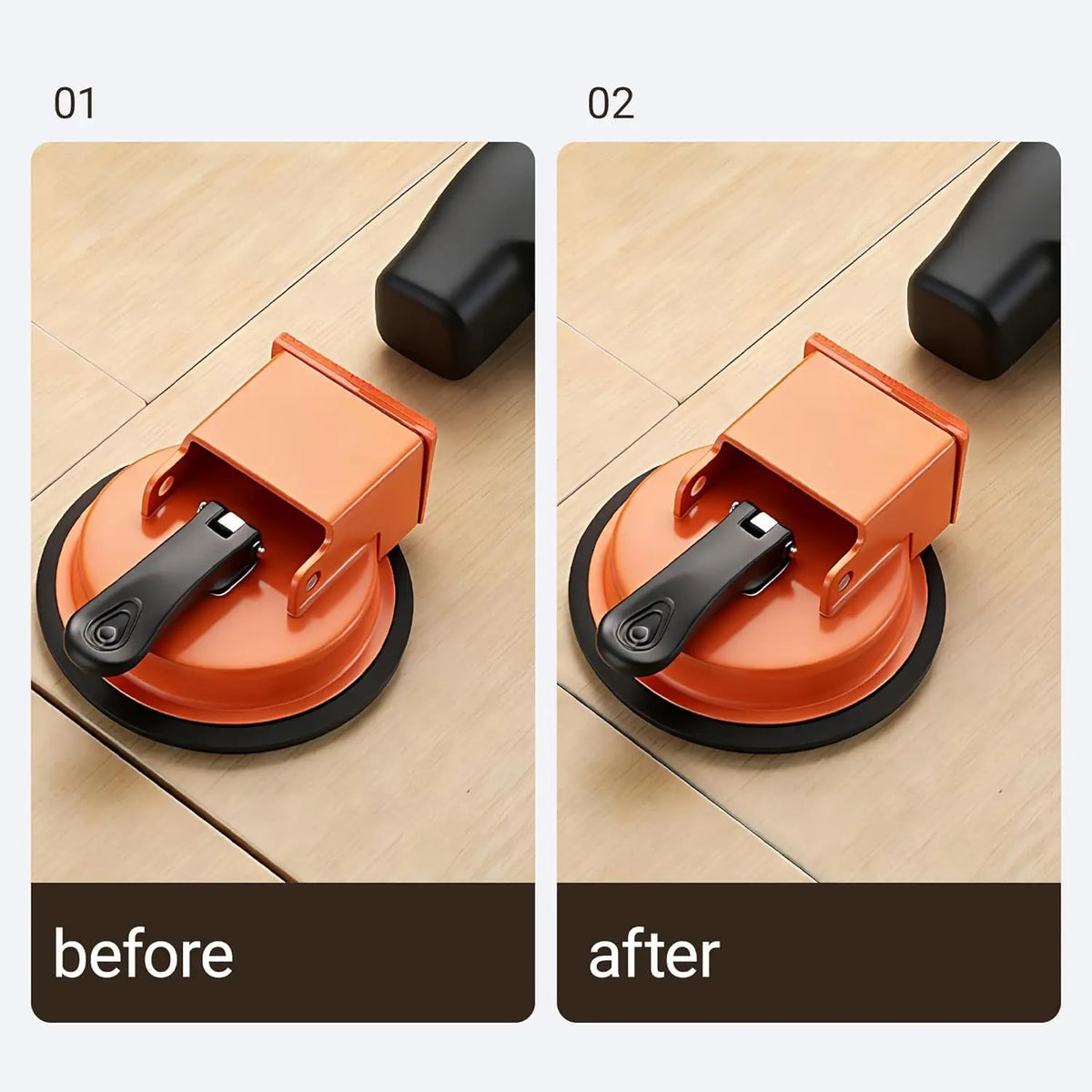 Suction Cup Wood Floor Gap Repair & Board Lifting Tool Flooring Repair Tool Babs