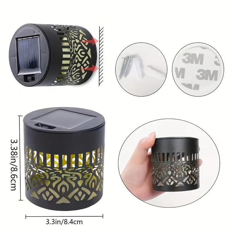 Solar Mandala Sunflower Wall Light – Waterproof Outdoor Garden Lamp Solar Wall Lamp Babs