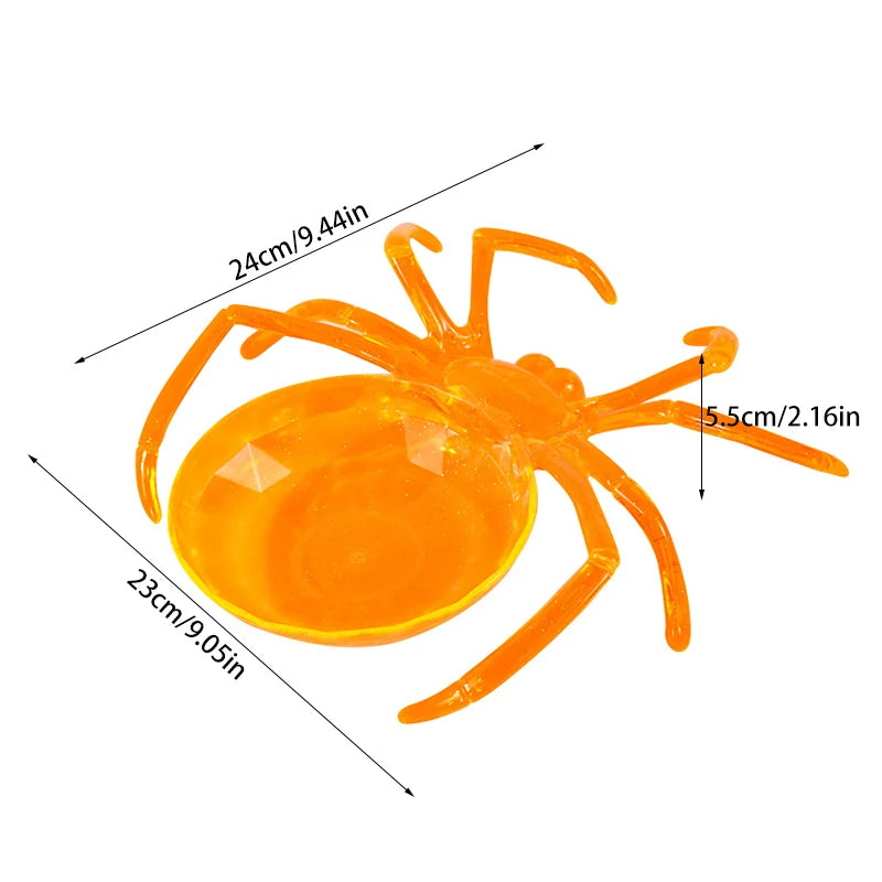 Halloween Spider Candy Bowl – Trick or Treat Party Serving Tray Halloween Party Bowl Babs