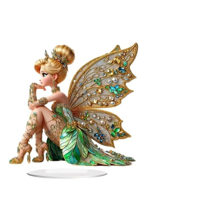 Acrylic Fairy Elf Princess DIY Figurine – Home Décor Ornament DIY Figurine Ornament Babs