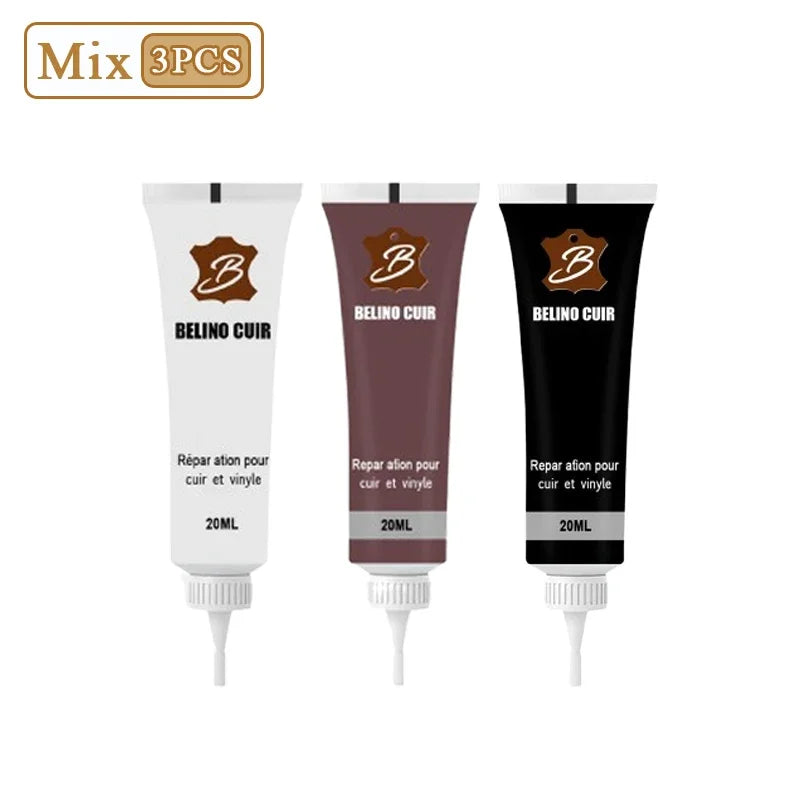 Leather Repair Cream – Scratches, Cracks, Car Seats & Sofa Leather Repair Cream Babs Mix-3PCS