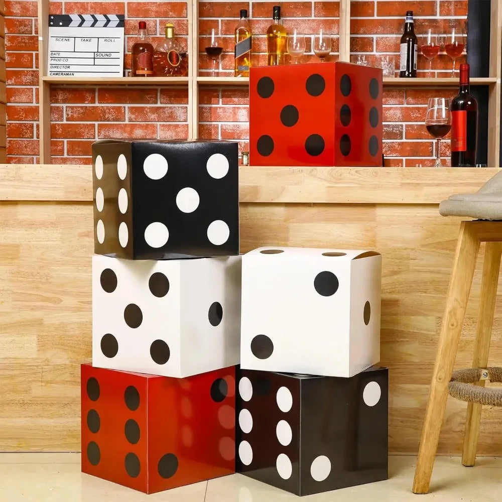 28CM Jumbo Dice Gift Box – Party Photo Prop & Game Decoration Party Photo Prop Babs