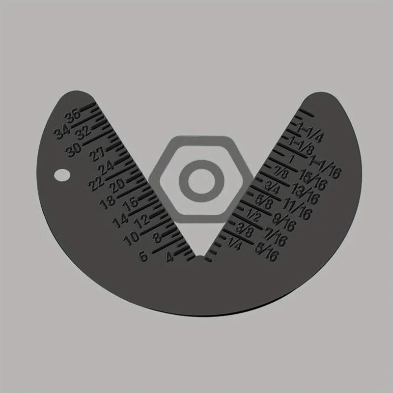Metric Screw Thread Gauge G1/8–G13/8 Bolt Nut Measuring Tool Thread Gauge Tool Babs