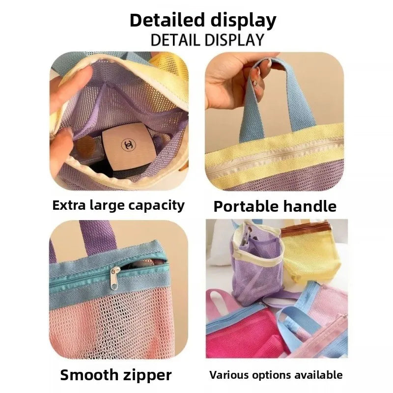 Waterproof Mesh Toiletry Bag – Travel Cosmetic Organizer Travel Toiletry Bag Babs