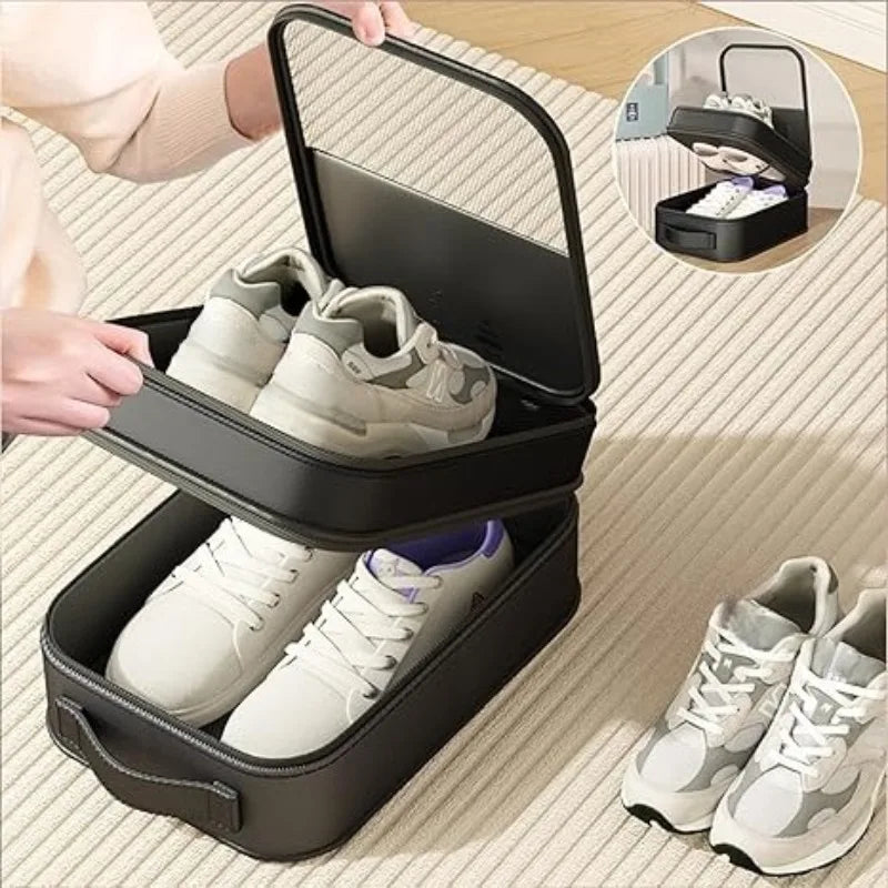 Travel Shoe Bags – Holds 3 Pairs | Carry-On Luggage Organizer Travel Shoe Bags Babs