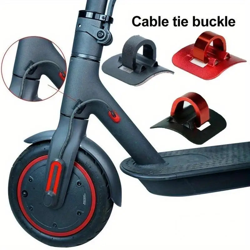 5-Pack Alloy Cable Tie Buckles – Scooter, Skateboard & Car Cable Tie Buckle Babs