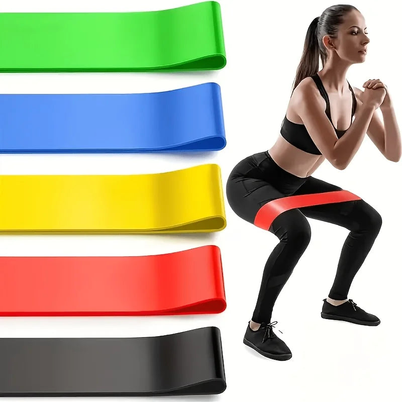 5-Piece Yoga Resistance Bands Set for Strength & Body Shaping Resistance Band Set Babs MULTI