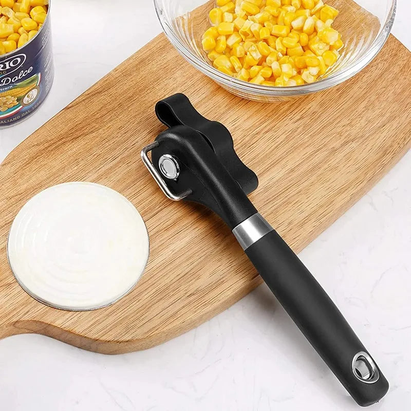 Smooth Edge Can Opener – Safe Cut Food-Grade Stainless Steel Can Opener Babs