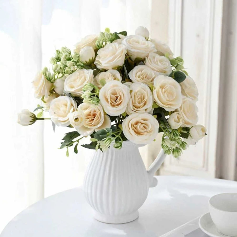 Silk Peony Hydrangea Artificial Flower Bouquet | Wedding Décor Artificial Flower Bouquet Babs