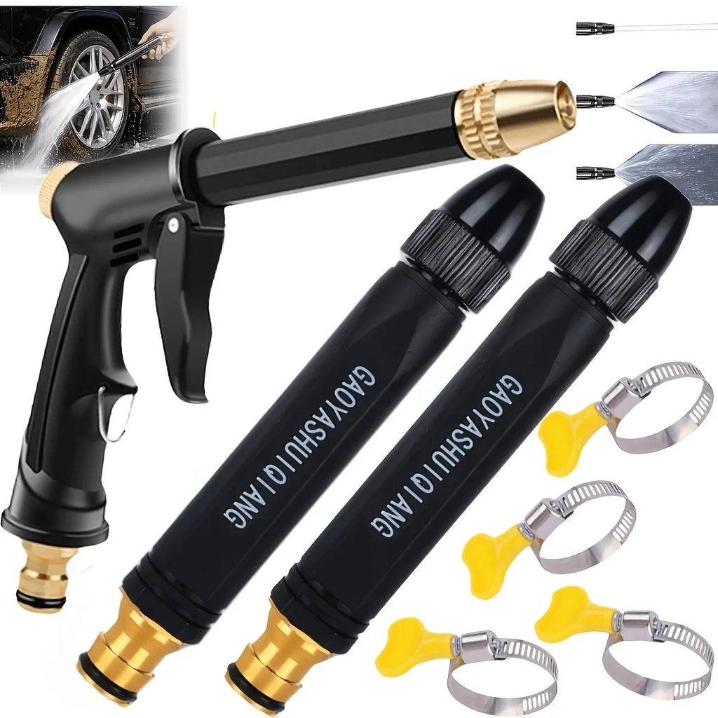 7-Piece High-Pressure Car Wash Water Gun – Adjustable Nozzle Car Wash Water Gun Babs