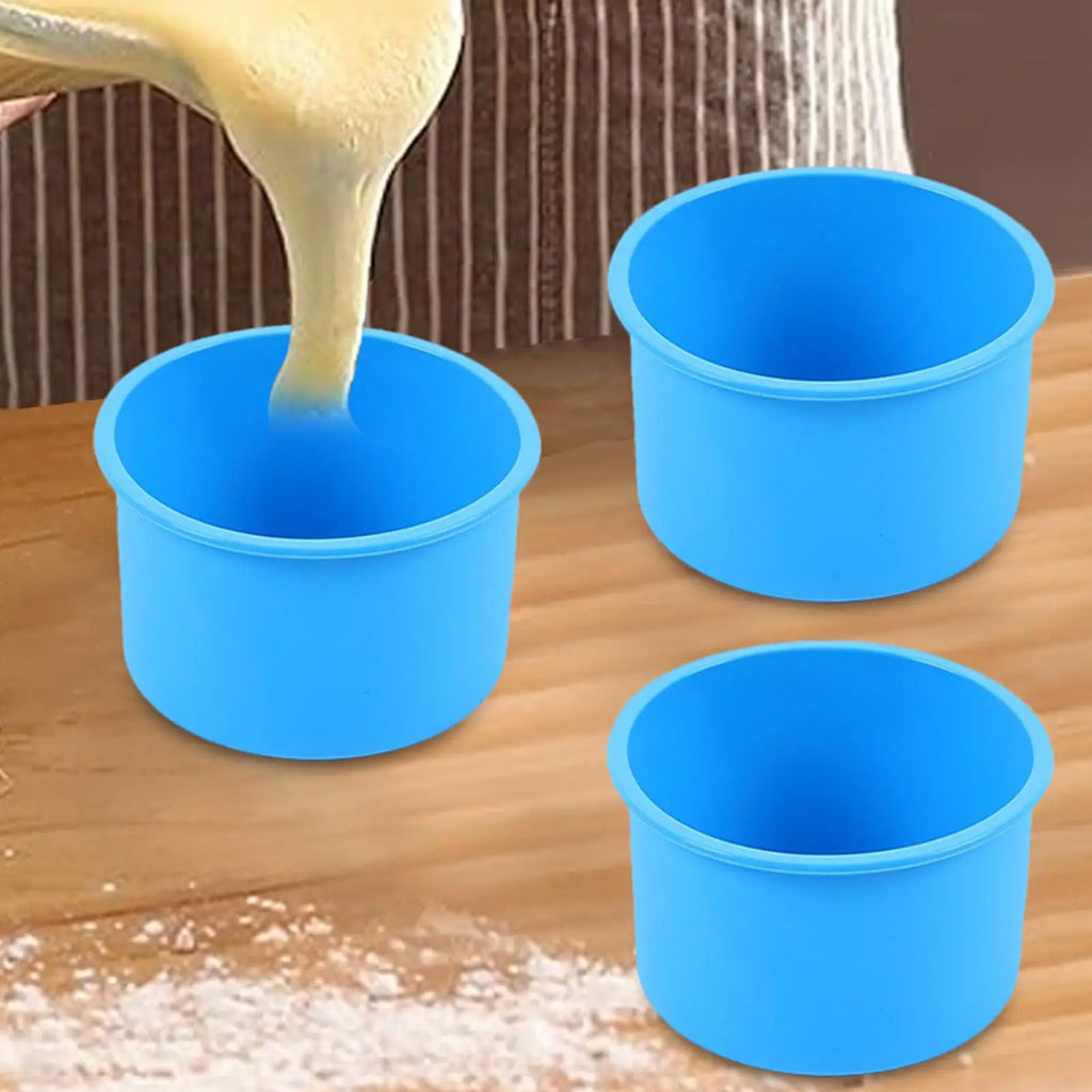 Round Silicone Cake Mold – 4 & 6 Inch Mousse Baking Pan Silicone Cake Mold Babs
